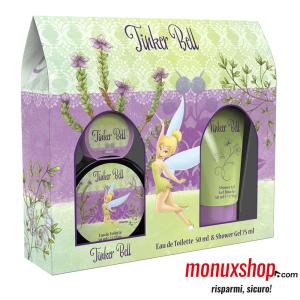 TINKER BELL DISNEY CONFEZIONE BAGNOSCHIUMA E PROFUMO TRILLY