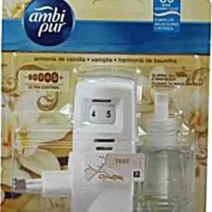 Ambi Pur Vaniglia - Deodorante Per Ambienti Con Diffusore Elettrico + Ricarica 21, 5 ML
