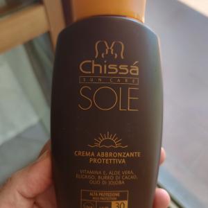 CHISSA' SOLARE CREMA SOLARE SPF 50 200ML