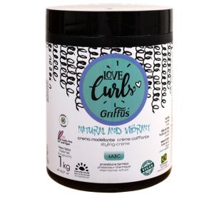 Griffus Love Curls Natural & Vibrant Styling Creme 1KG 4ABC