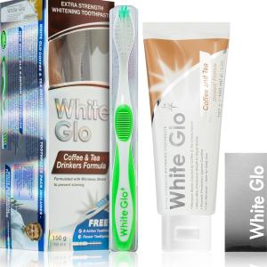 White Glo Coffee & Tea Drinkers Formula Set per la cura dentale 150G