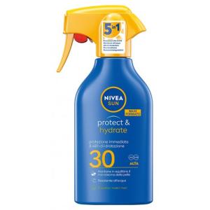 Nivea Sun Spray Trigger Protect&hydrate Fp30 270 Ml