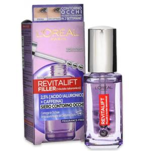 Filler Siero Contorno Occhi Acido Ialuronico e Caffeina 20ml L`OREAL
